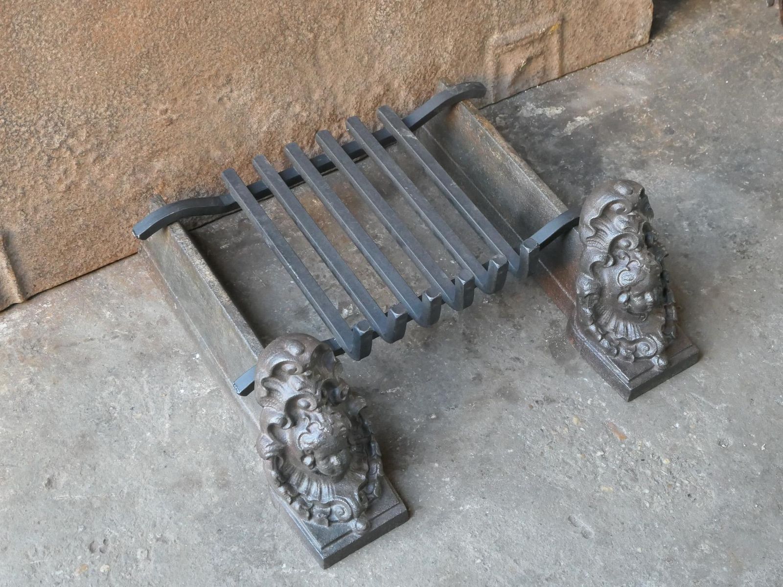 French Louis XV Period Fireplace Grate Or Fire Basket, 18th Century photo buy