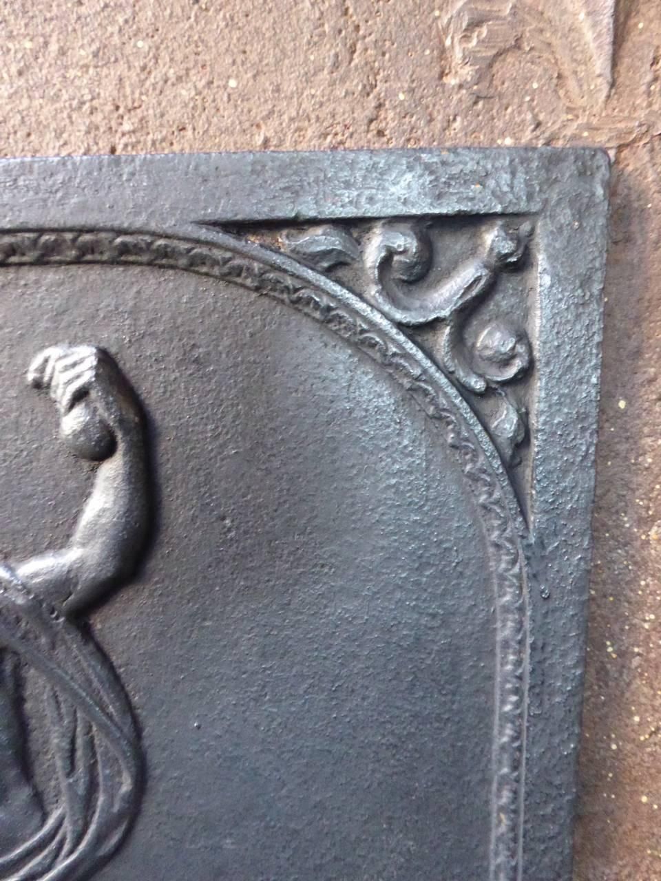 19th Century French 'Mercury' Fireback / Backsplash photo 405.0