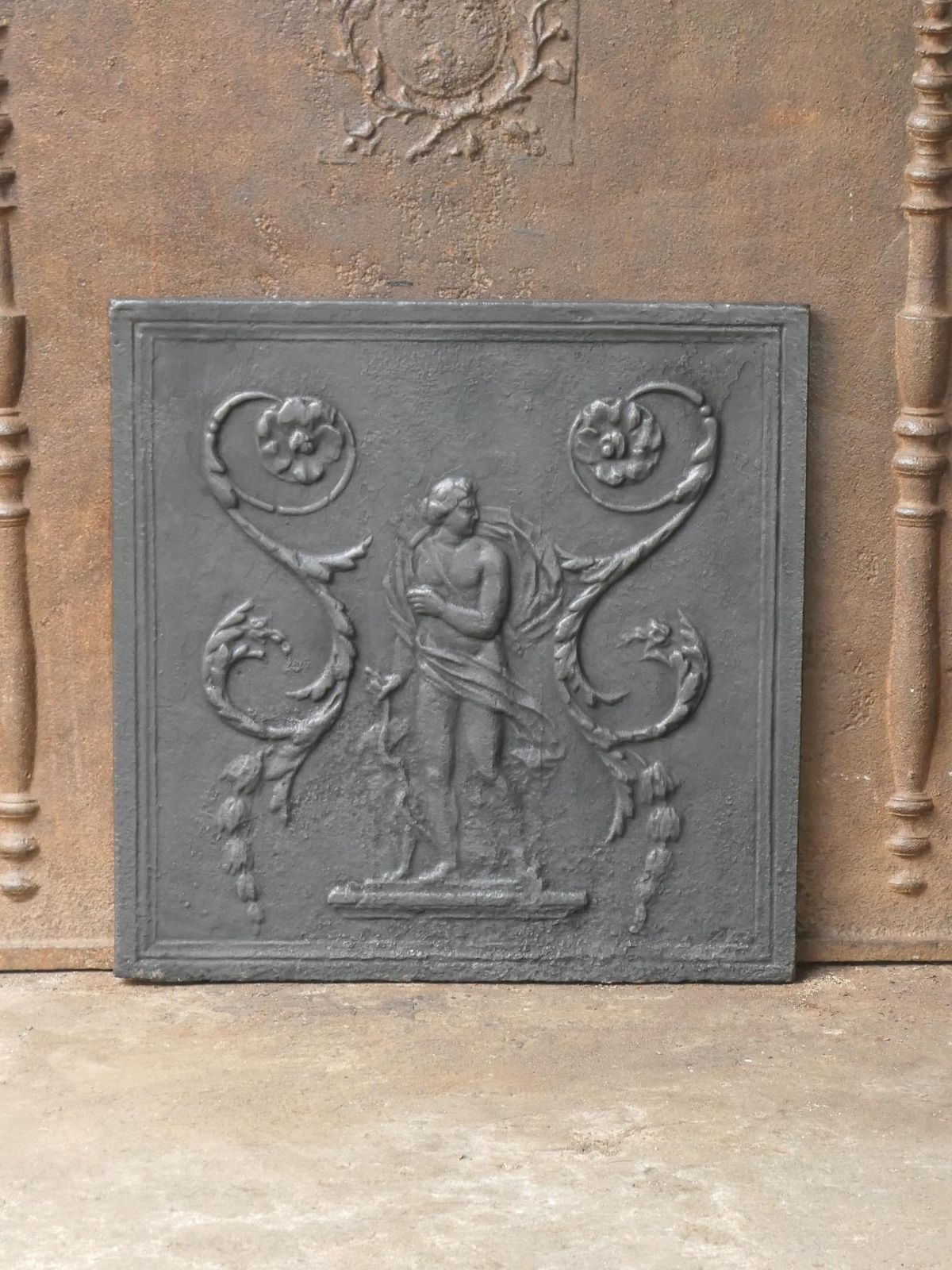 French Neoclassical Period 'Diana' Fireback / Backsplash, 18th 19th Century