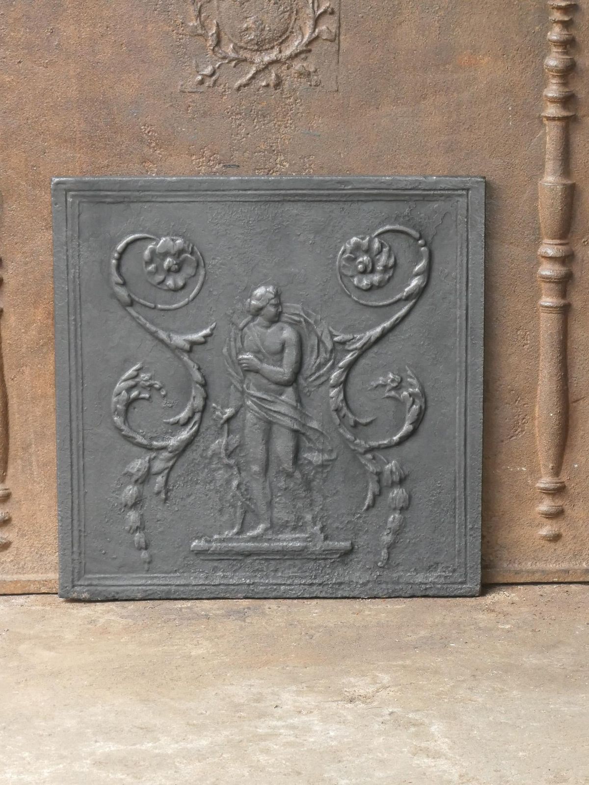 French Neoclassical Period 'Diana' Fireback / Backsplash, 18th 19th Century photo for sale