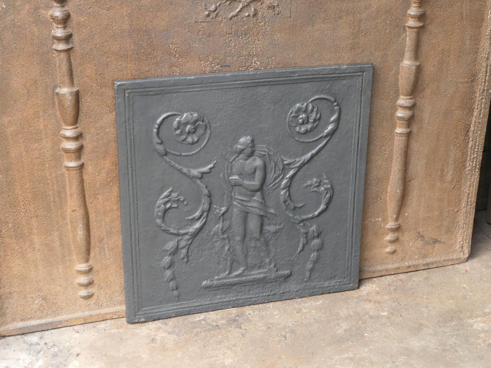 French Neoclassical Period 'Diana' Fireback / Backsplash, 18th 19th Century photo buy