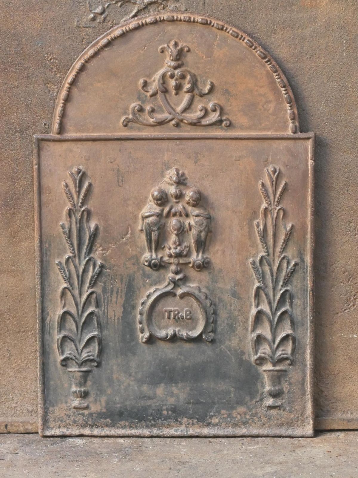 French Napoleon III Period Fireback / Backsplash, 19th C. photo for sale