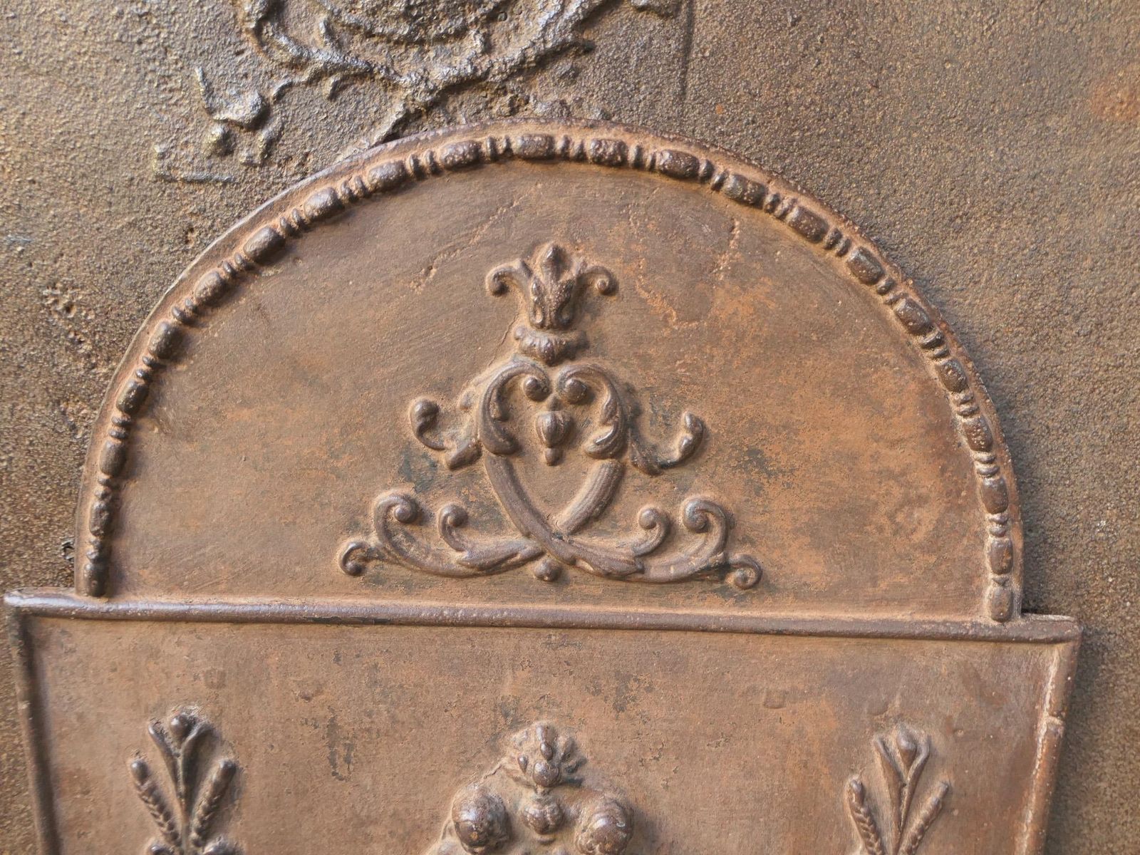 French Napoleon III Period Fireback / Backsplash, 19th C. photo buy