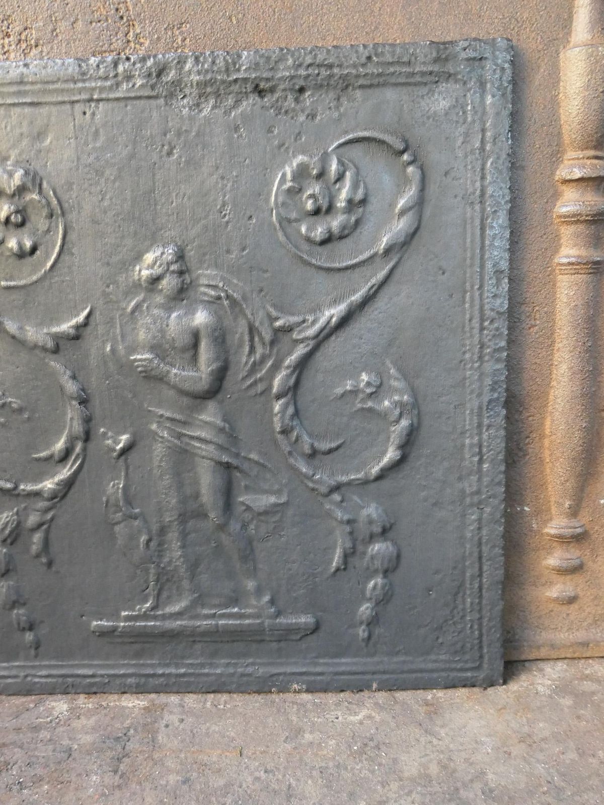 photo for sale French Neoclassical Period 'Diana' Fireback / Backsplash, 18th 19th Century