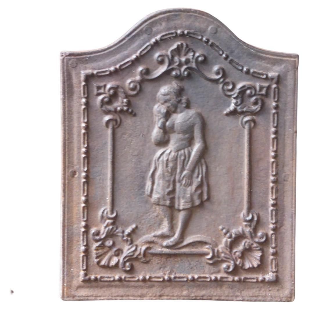 19th Century French Napoleon III Fireback / Backsplash