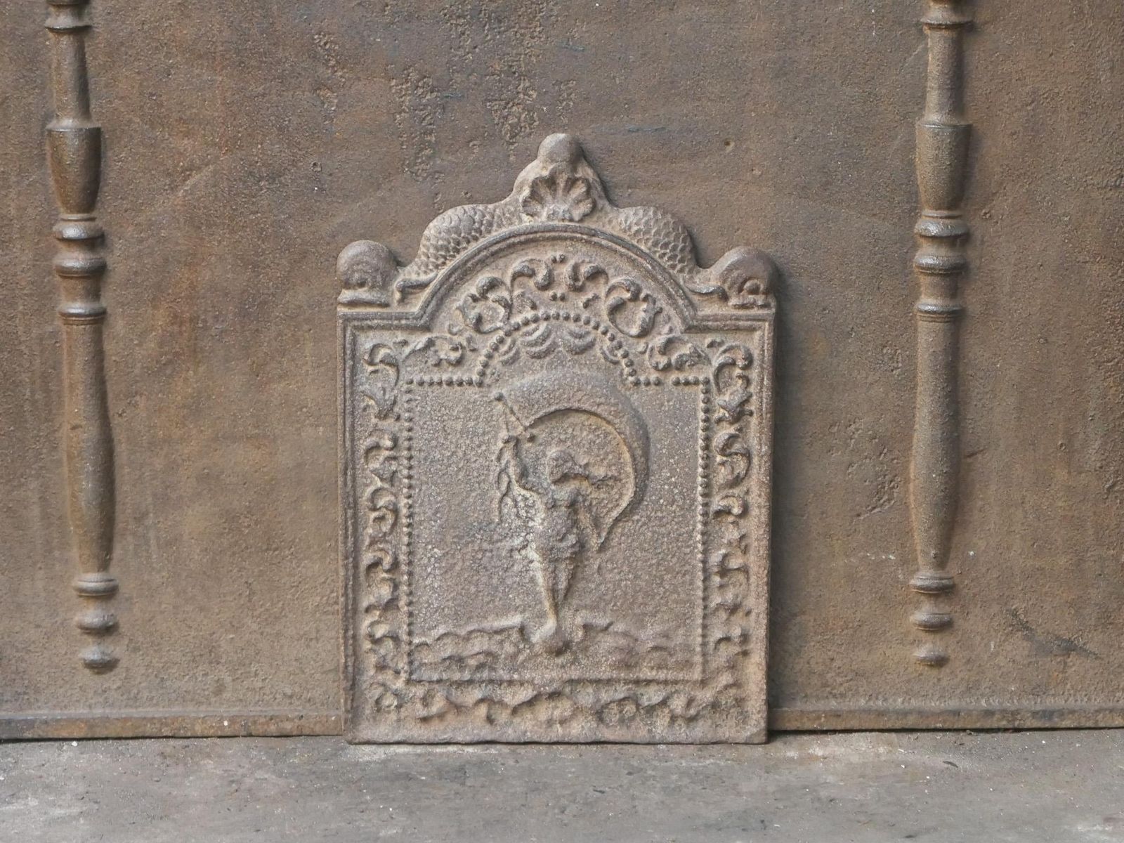 17th 18th Century Dutch Fortuna Fireback photo Home Fixtures
