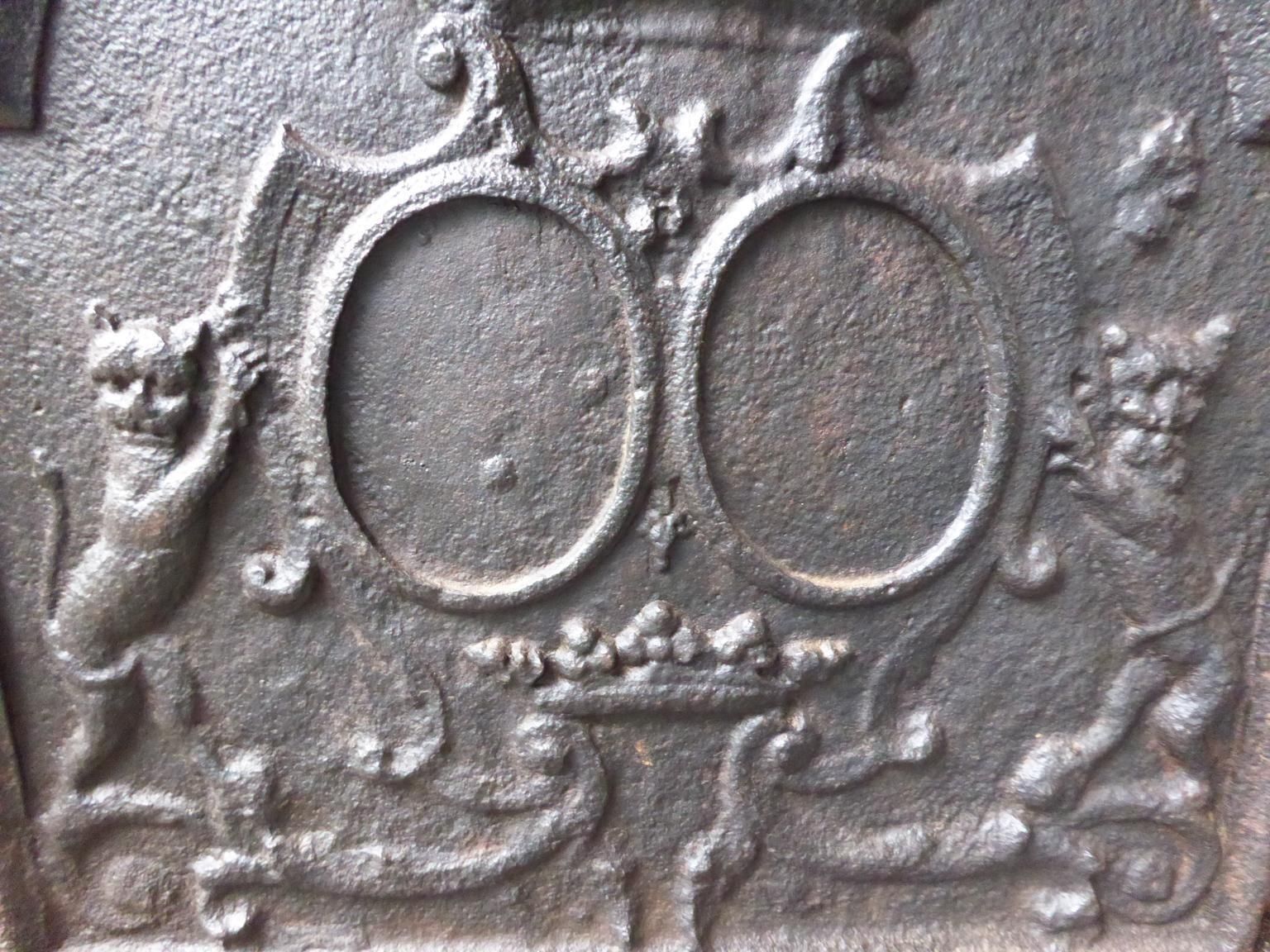 17th Century French Louis XIV Fireback / Backsplash photo 593.0