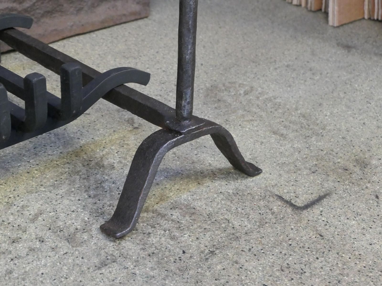 photo for sale French Louis XV Period Fireplace Grate Or Fire Basket, 18th Century