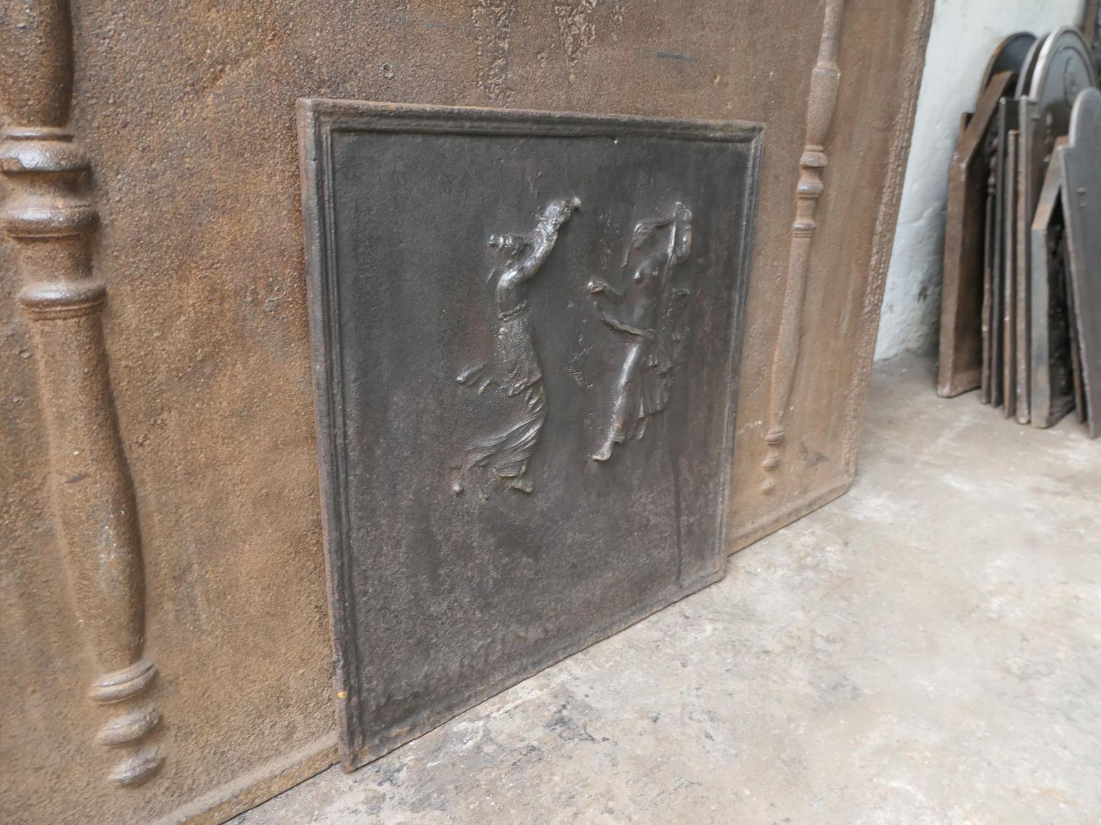 photo for sale French Neoclassical 'Dancers' Fireback / Backsplash, 18th   19th Century