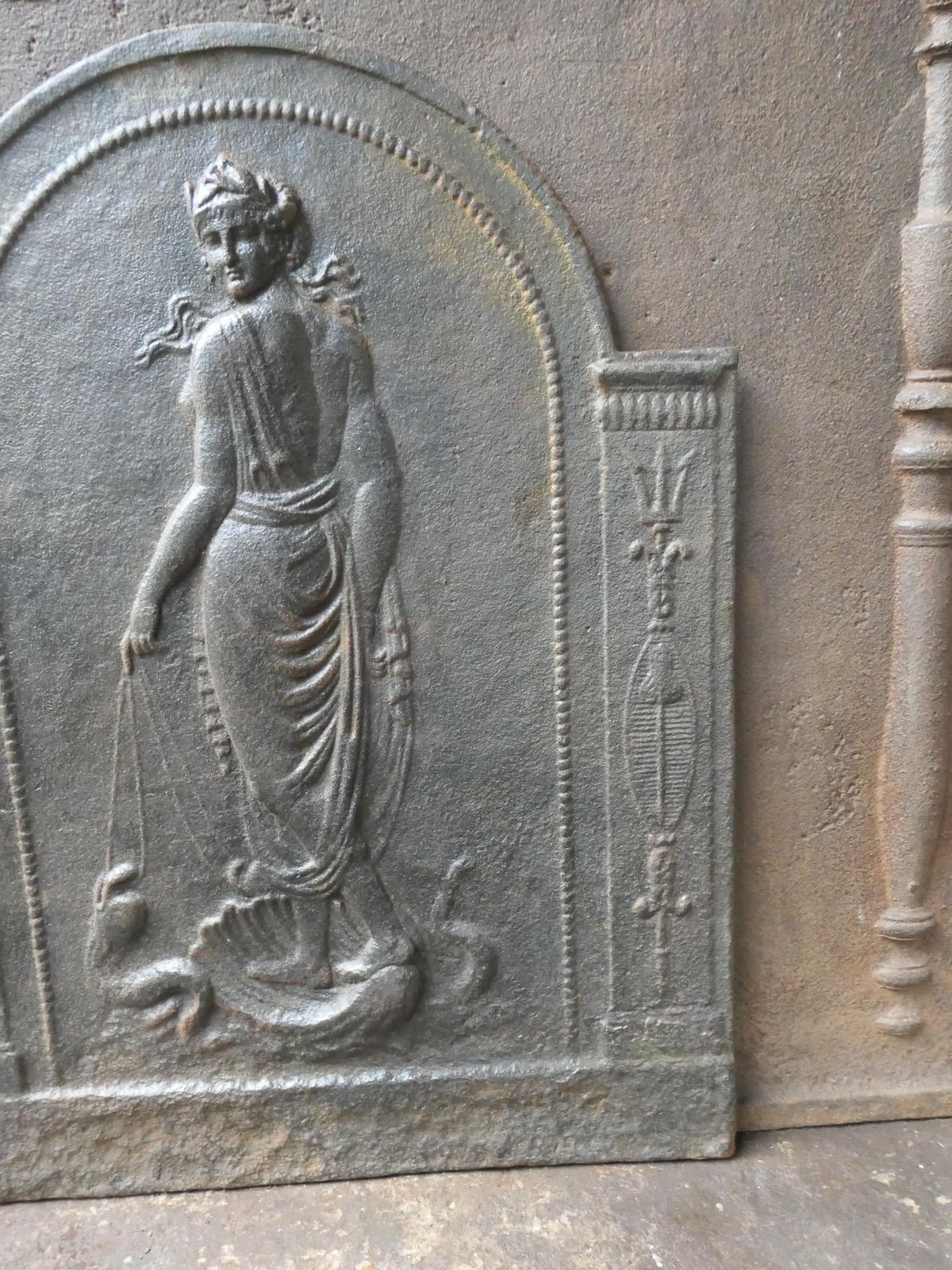 photo for sale Antique French Neoclassical Period Fireback / Backsplash, 18th   19th C.
