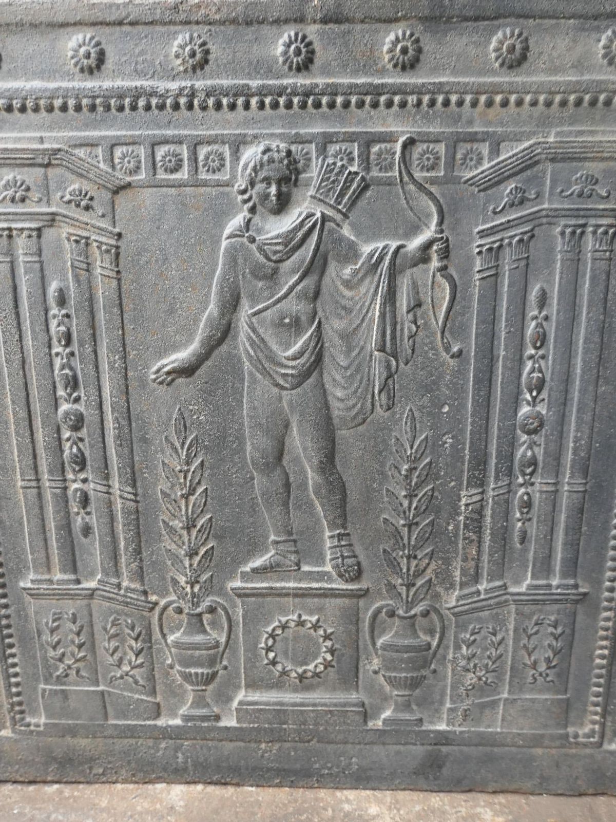 photo for sale French Neoclassical 'Diana' Fireback / Backsplash, 18th 19th Century