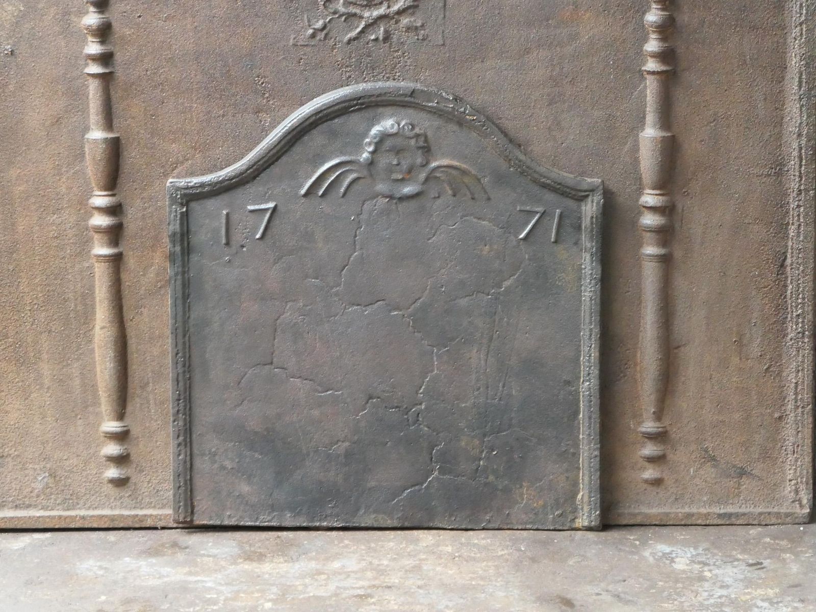 18th Century French Louis XV Period Fireback / Backsplash photo Home Fixtures