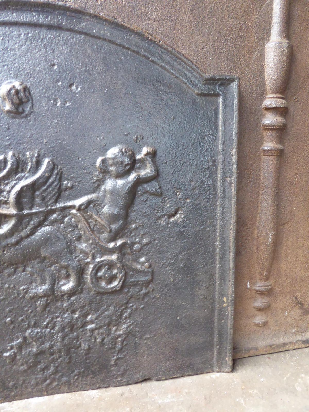 18th Century French Louis XV 'Cupid' Fireback / Backsplash photo buy