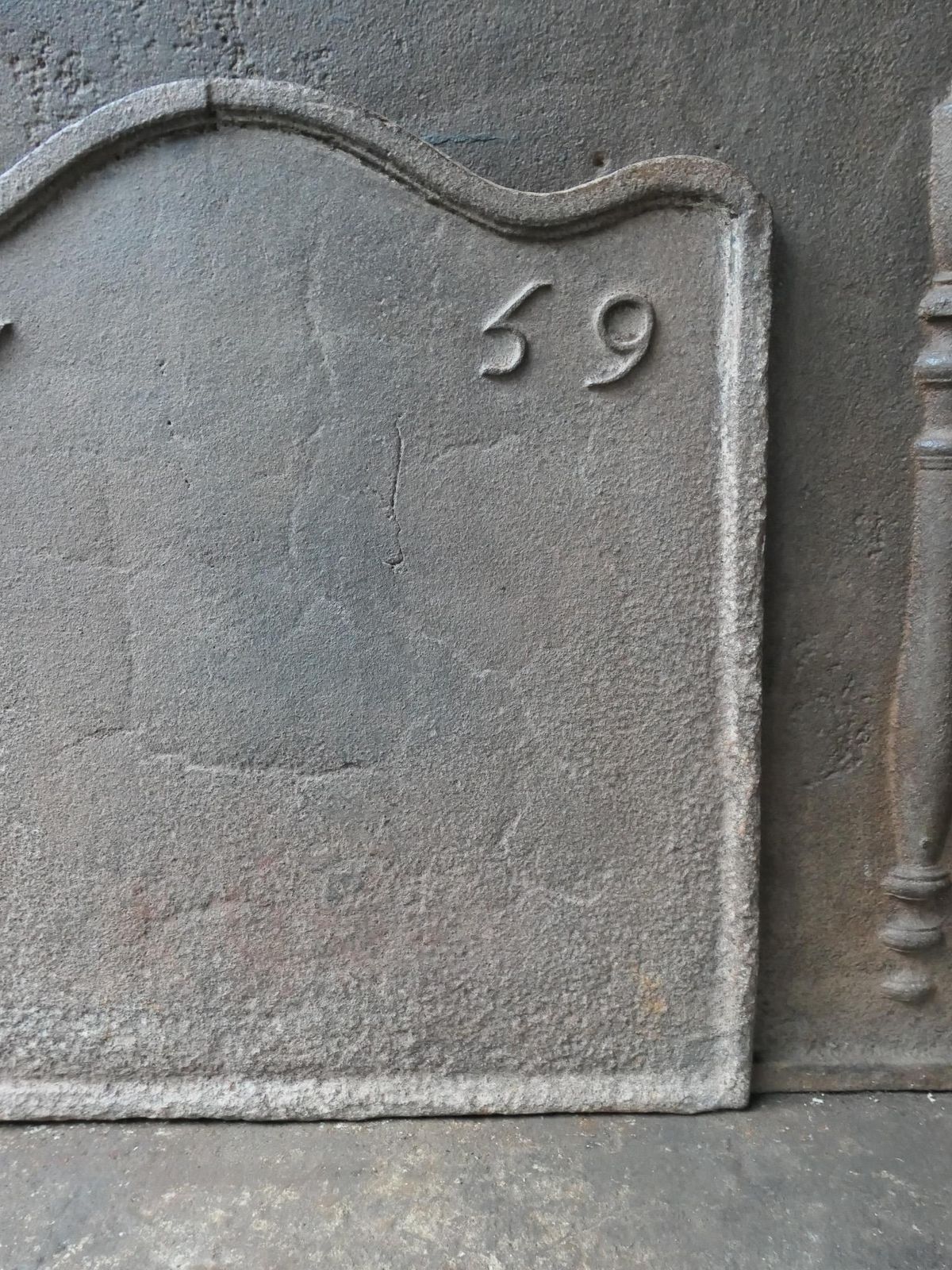 18th Century French Louis XV Period Fireback / Backsplash photo vinterior