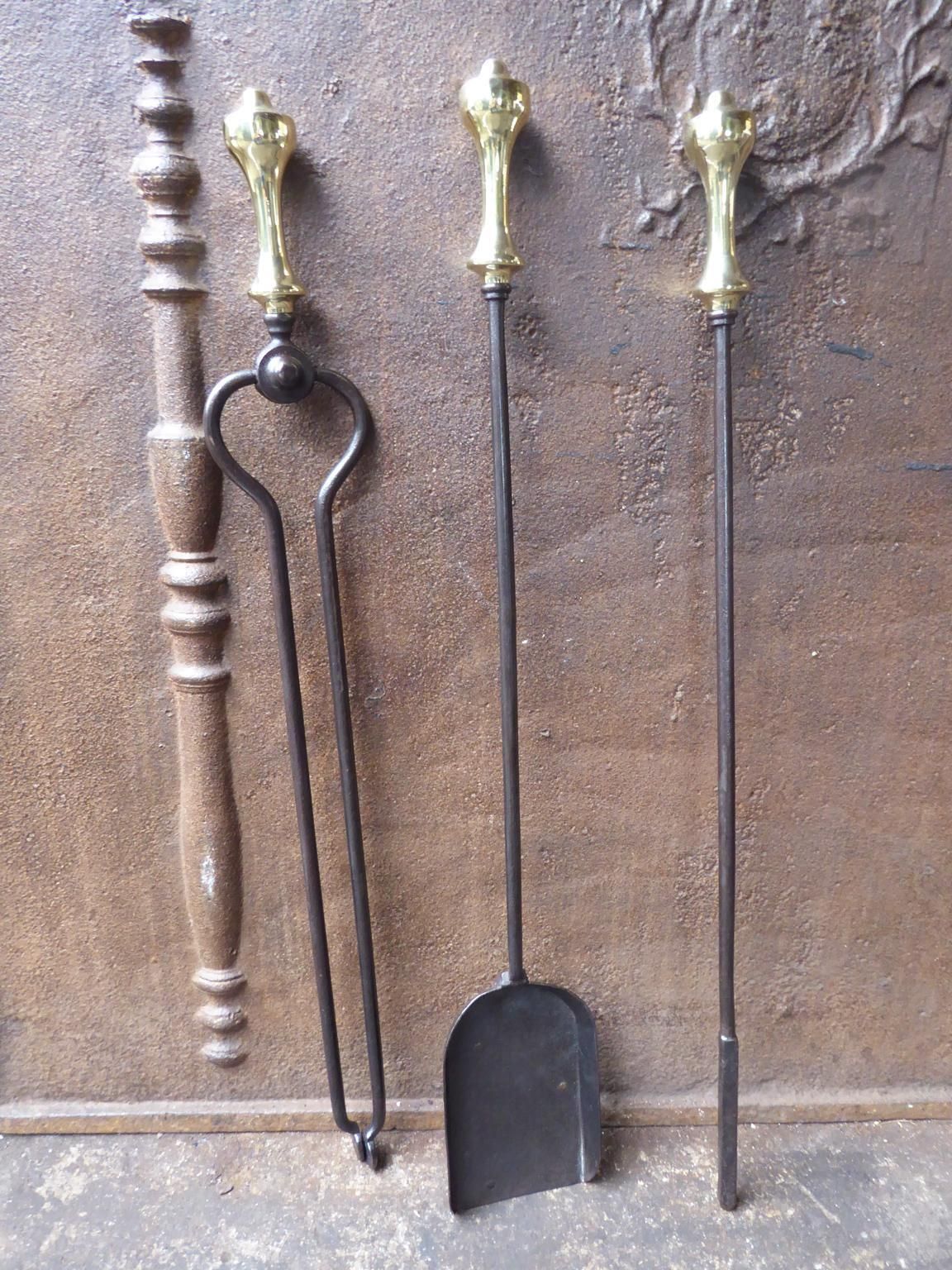 Victorian Fireplace Tools Or Fire Irons, 19th Century, English photo furniture