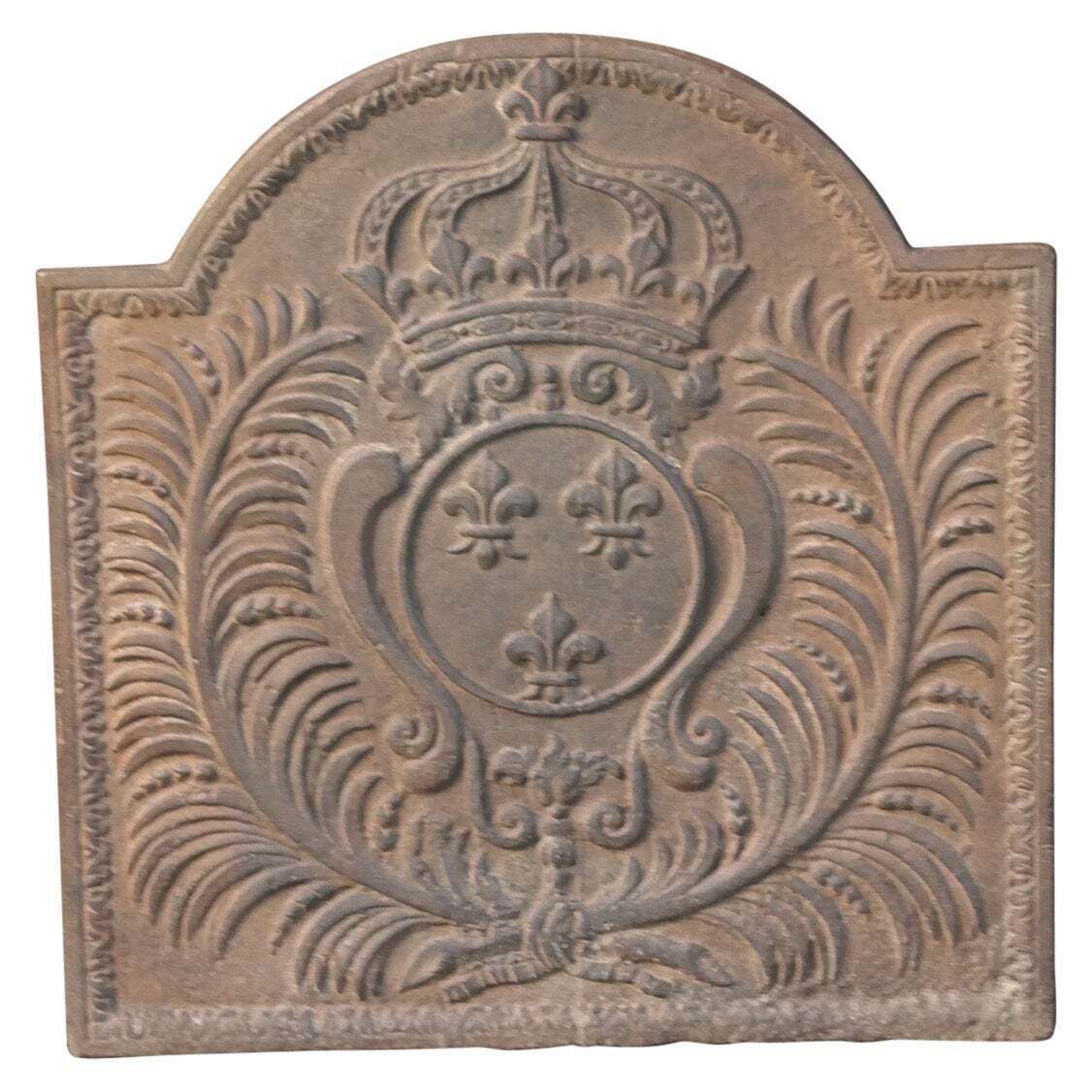 18th Century French Louis XV 'Arms Of France' Fireback / Backsplash