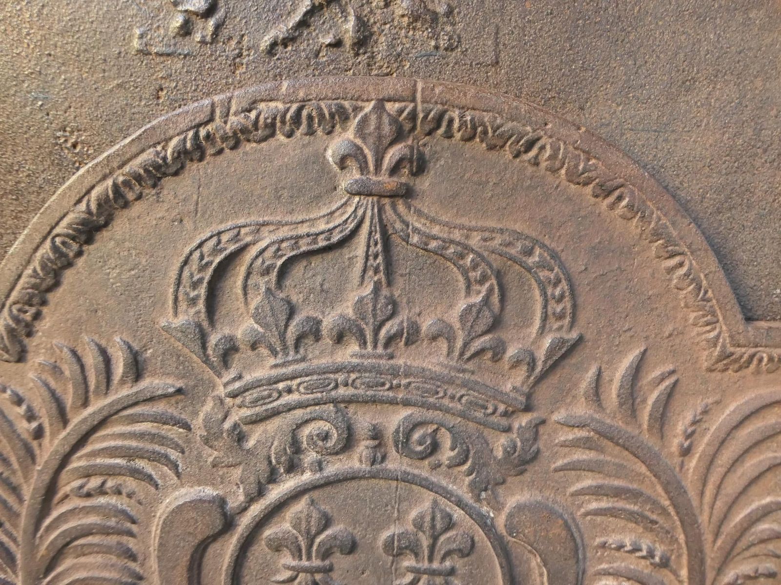 18th Century French Louis XV 'Arms Of France' Fireback / Backsplash photo buy