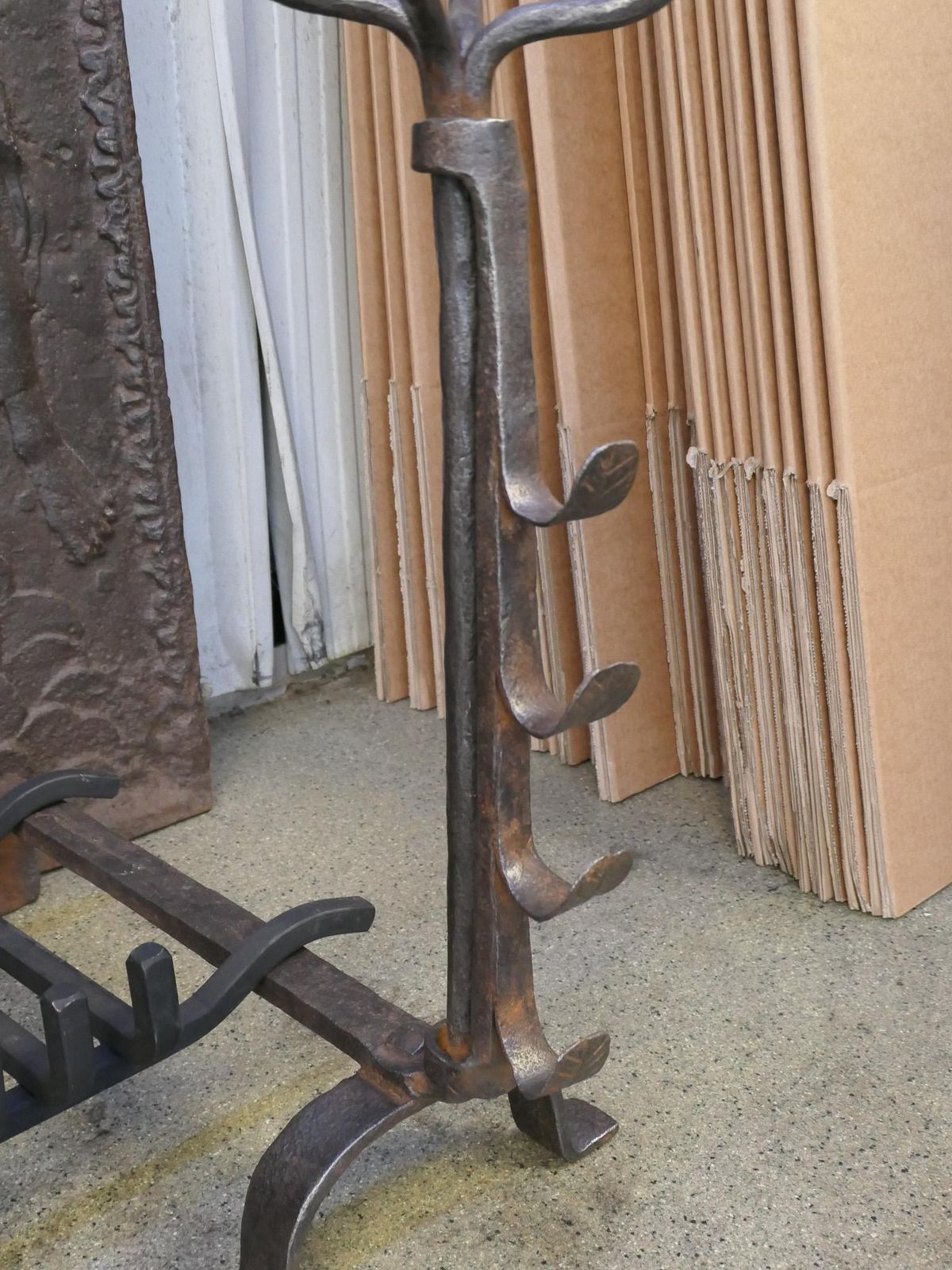 photo for sale French Louis XV Period Fireplace Grate Or Fire Basket, 18th Century