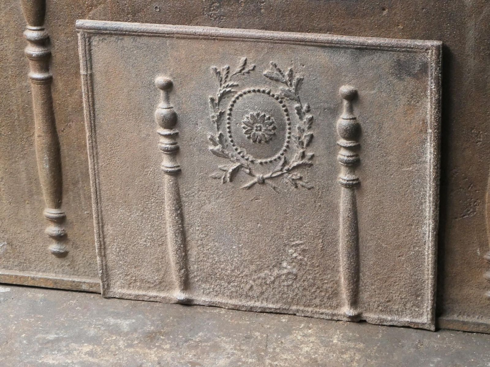 Antique French Neoclassical Fireback / Backsplash, 18th   19th Century photo buy