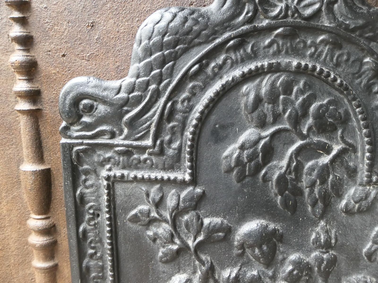 photo for sale 17th Century French Louis XIV 'Caritas' Fireback / Backsplash