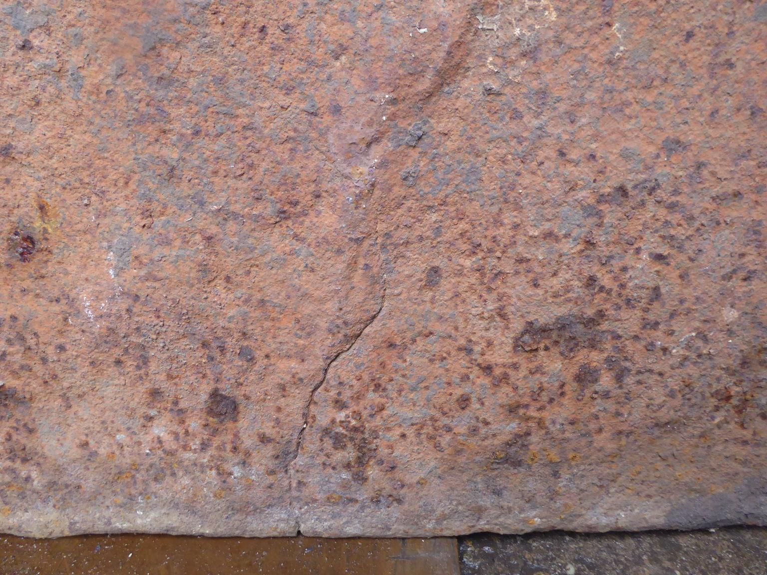 photo for sale Antique French 'Marriage' Fireback / Backsplash, 18th Century