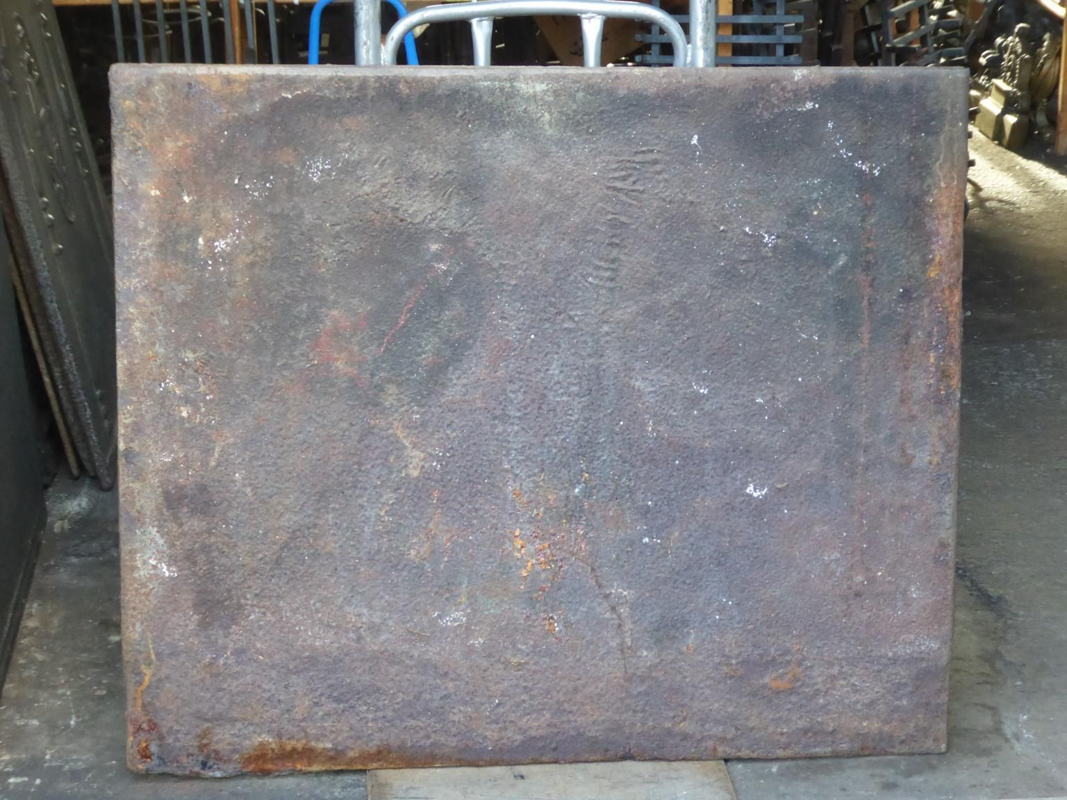 photo furniture French Louis XV 'Pillars Of Hercules' Fireback / Backsplash, 18th Century