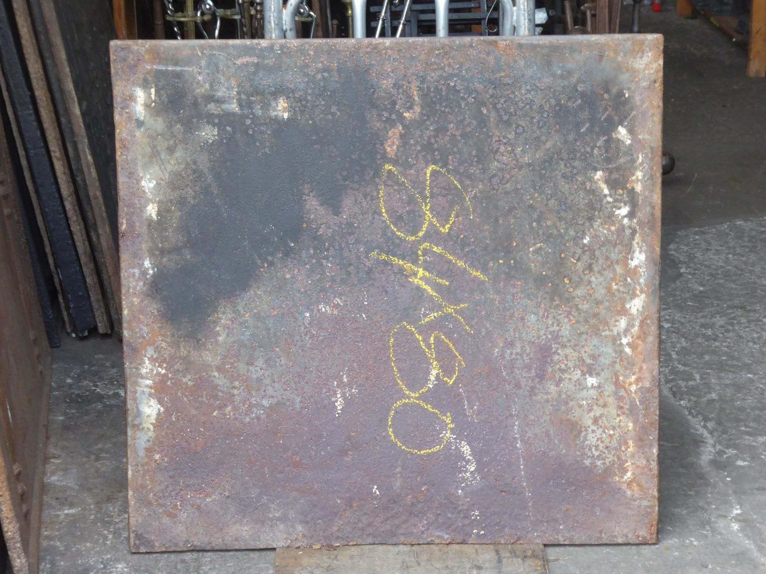 photo for sale Antique French Neoclassical Fireback / Backsplash, 19th Century