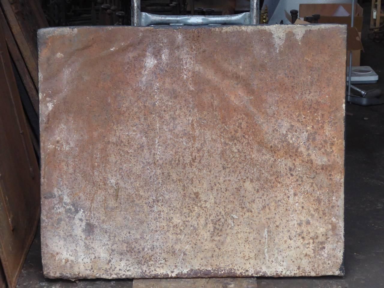 18th Century French 'Fleurs De Lys' Fireback / Backsplash photo buy