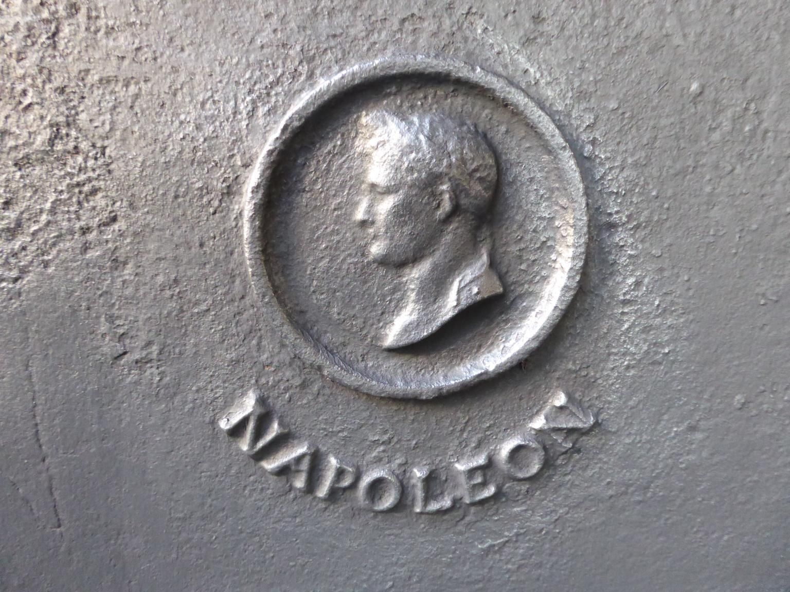 Antique French 'Napoleon' Fireback / Backsplash, 19th Century photo Home Fixtures