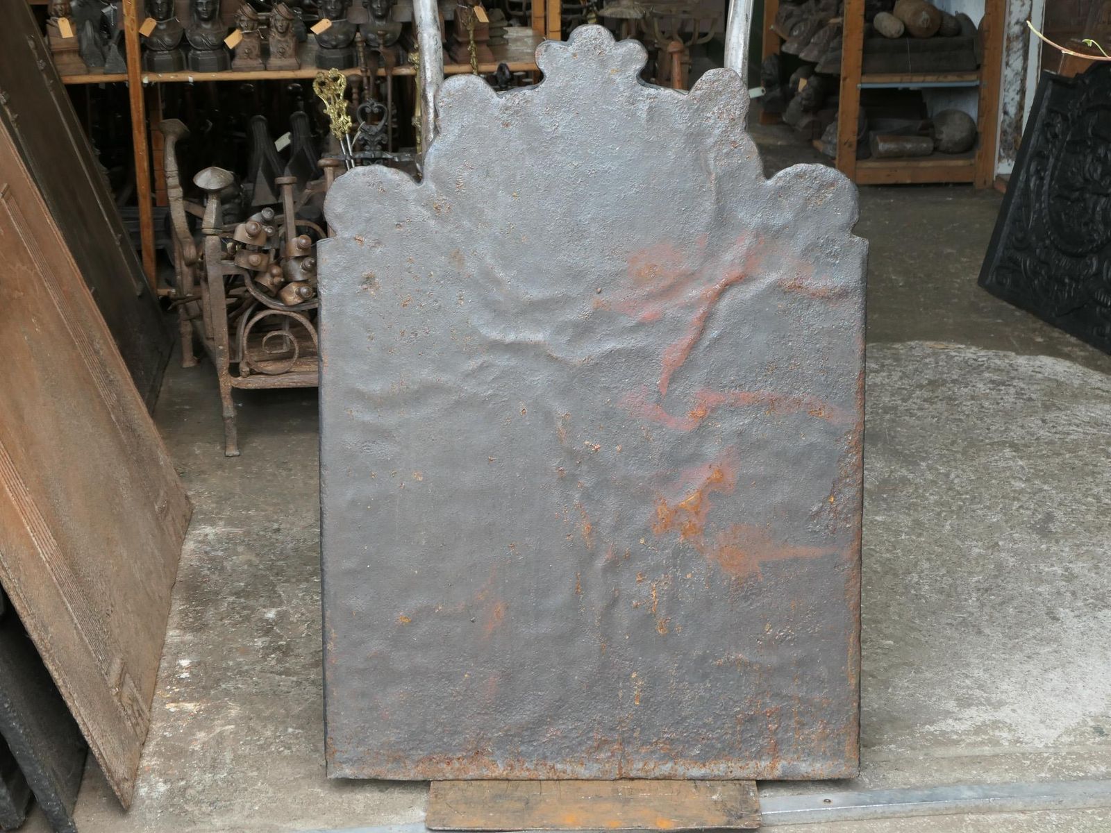 Antique Dutch Louis XIV 'The Hope' Fireback / Backsplash, 17/18th Century photo furniture