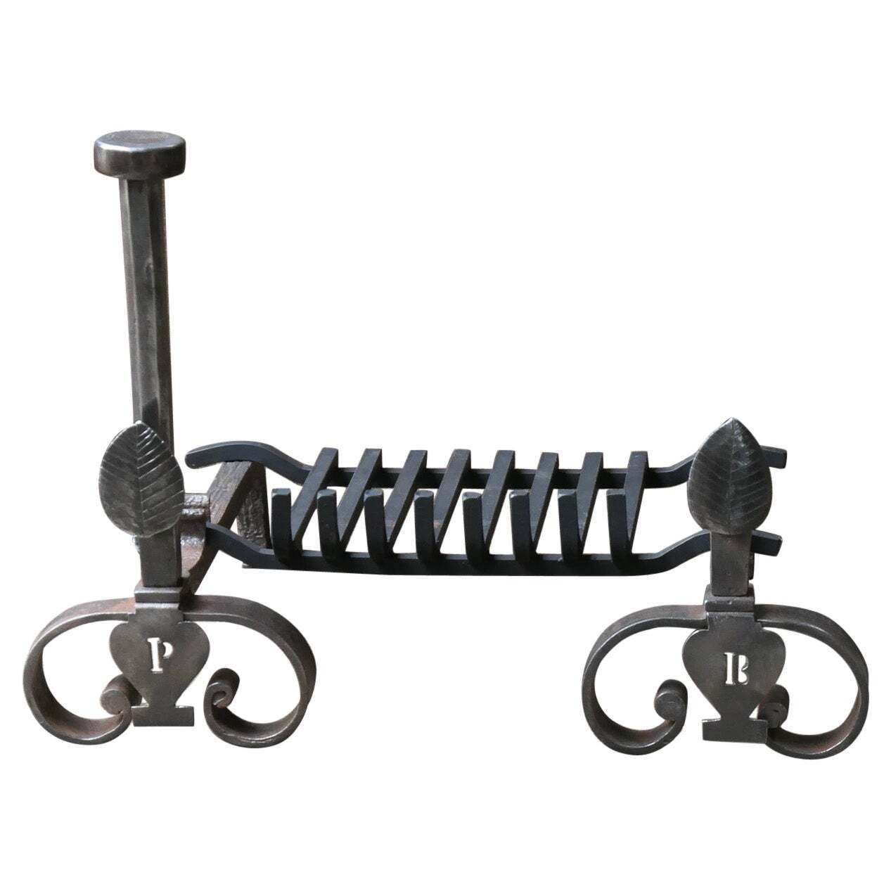 French Neoclassical  Period Fireplace Grate Or Fire Basket, 18th   19th Century photo furniture