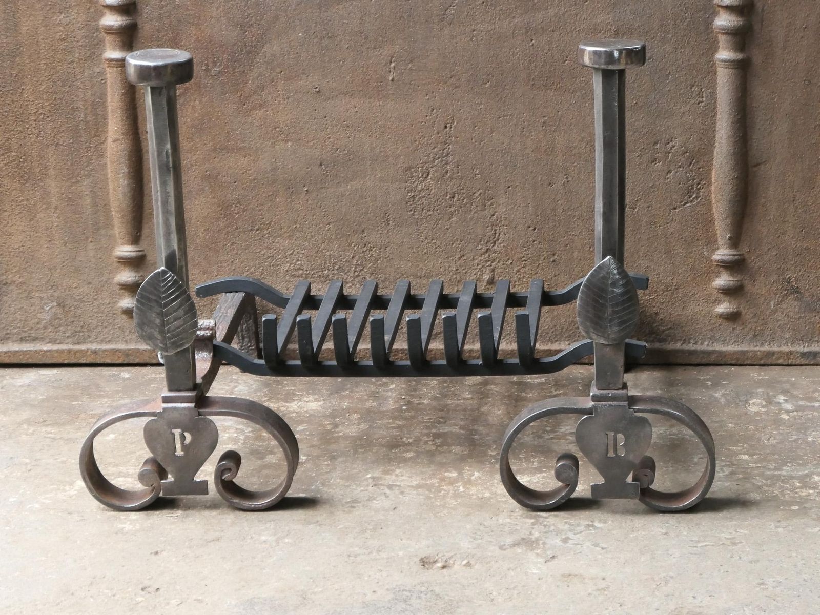 French Neoclassical  Period Fireplace Grate Or Fire Basket, 18th   19th Century photo for sale
