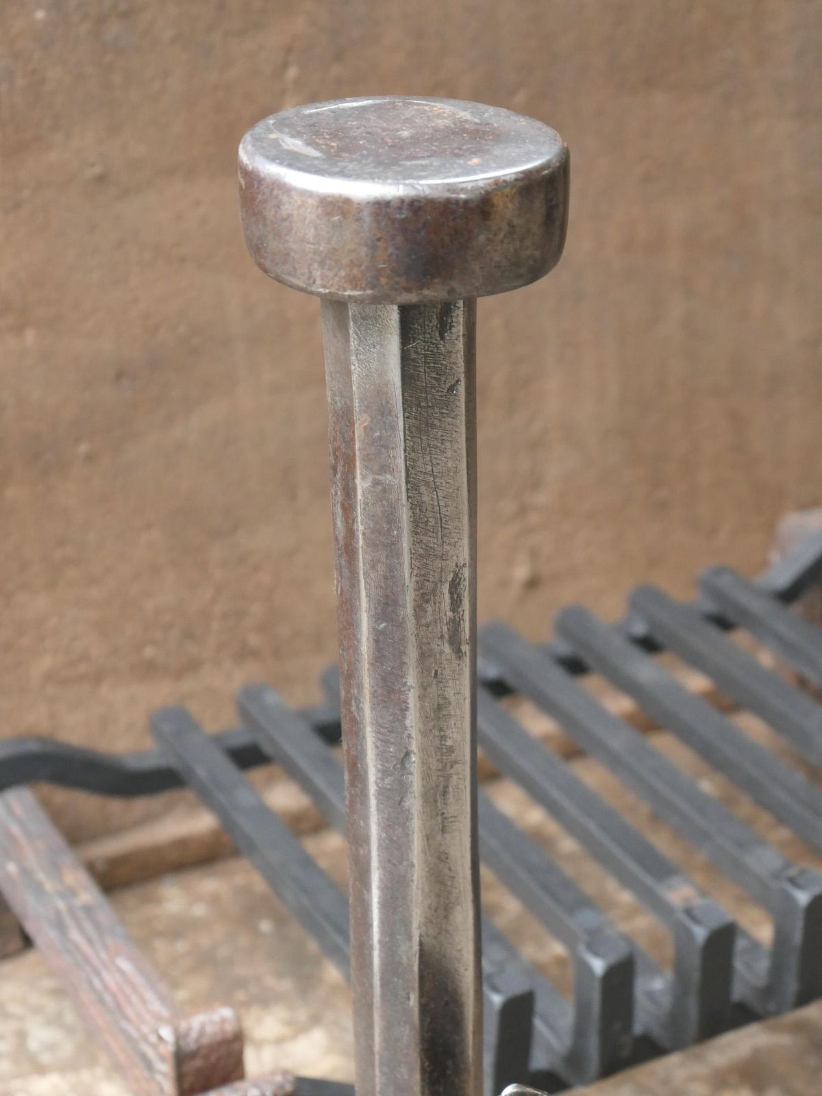photo vinterior French Neoclassical  Period Fireplace Grate Or Fire Basket, 18th   19th Century