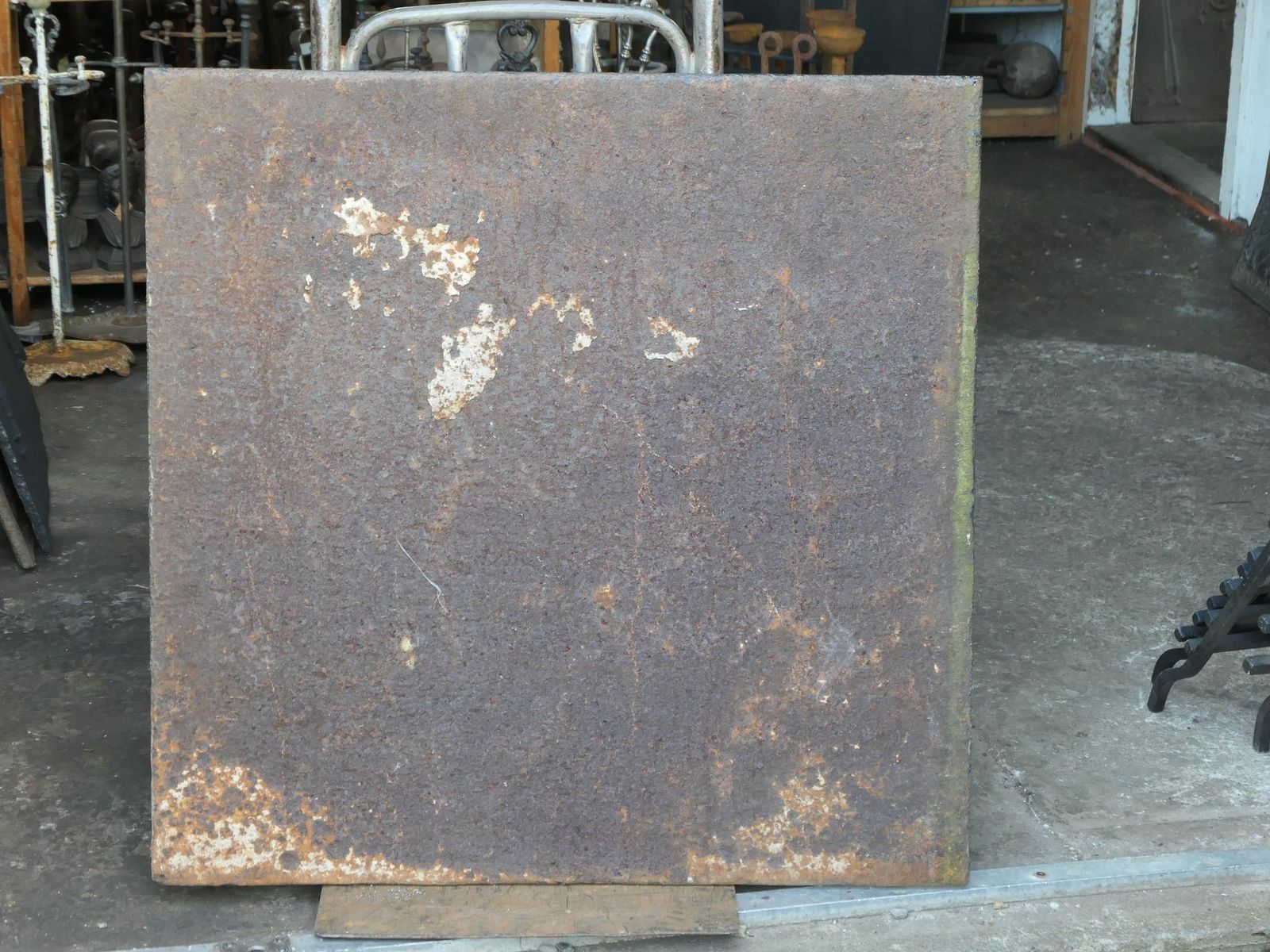 photo vinterior Antique French Neoclassical 'Mercury' Fireback, 18th   19th Century