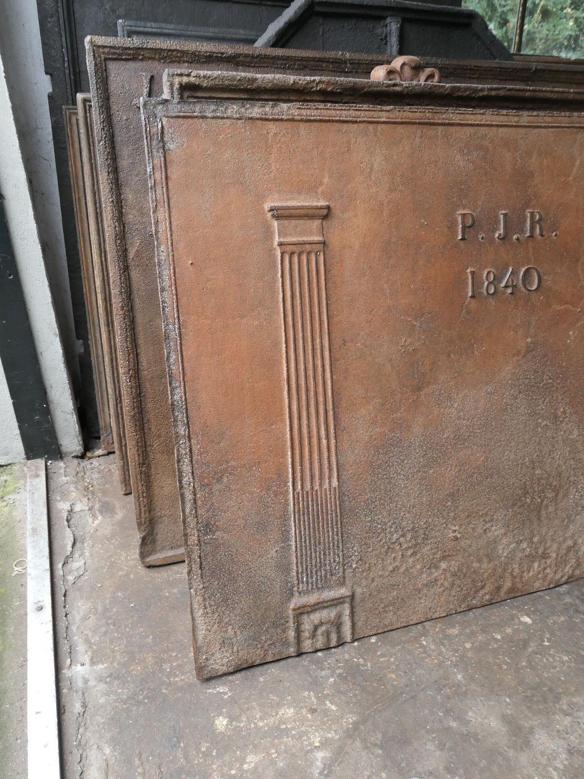 Antique French Neoclassical Fireback / Backsplash, 19th Century photo buy