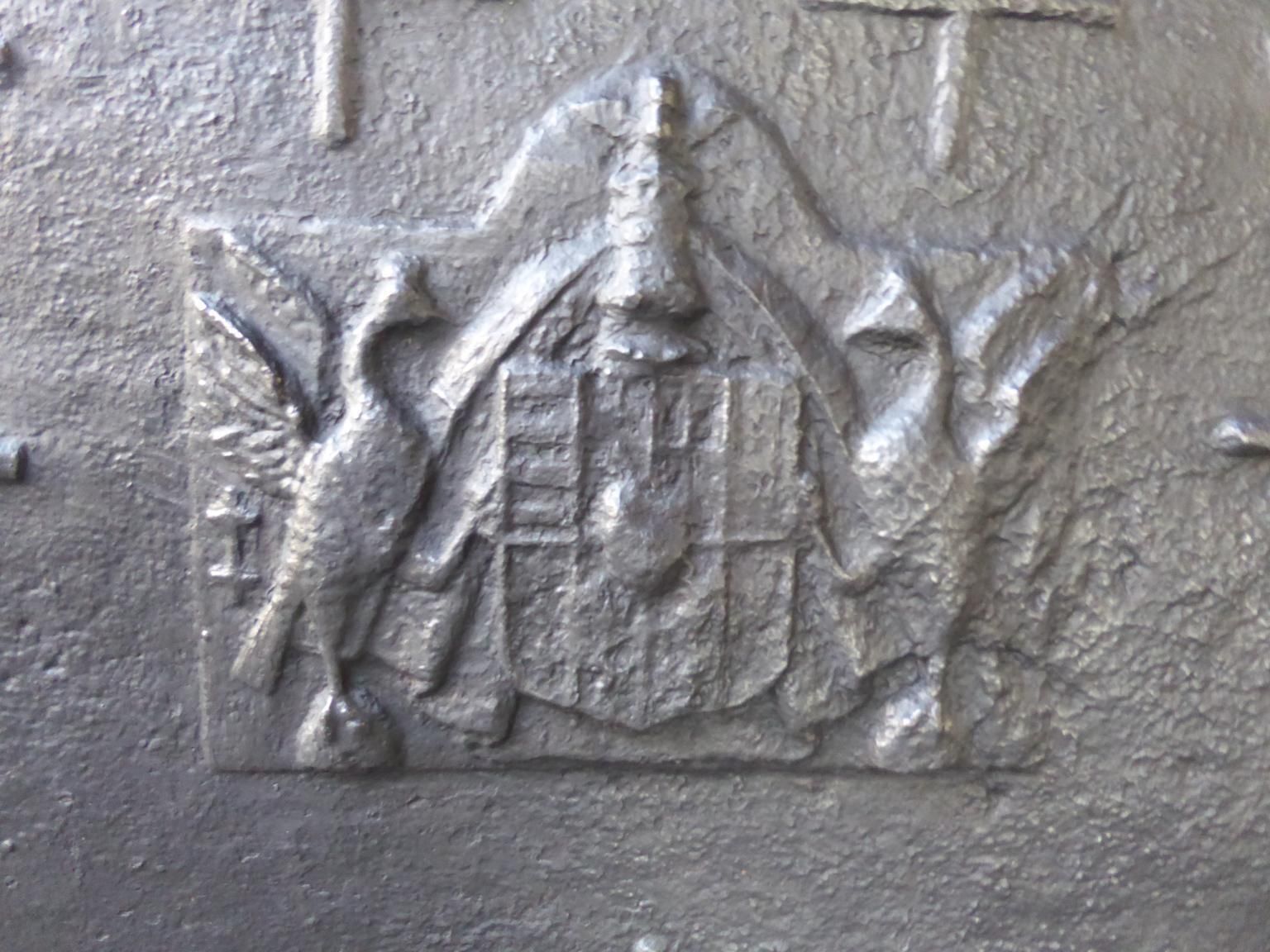17th Century French 'Arms Of Lorraine' Fireback / Backsplash photo Home Fixtures