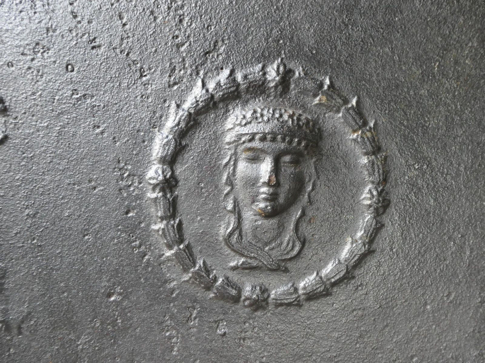 French Neoclassical Period Fireback / Backsplash, 18th   19th Century photo vinterior