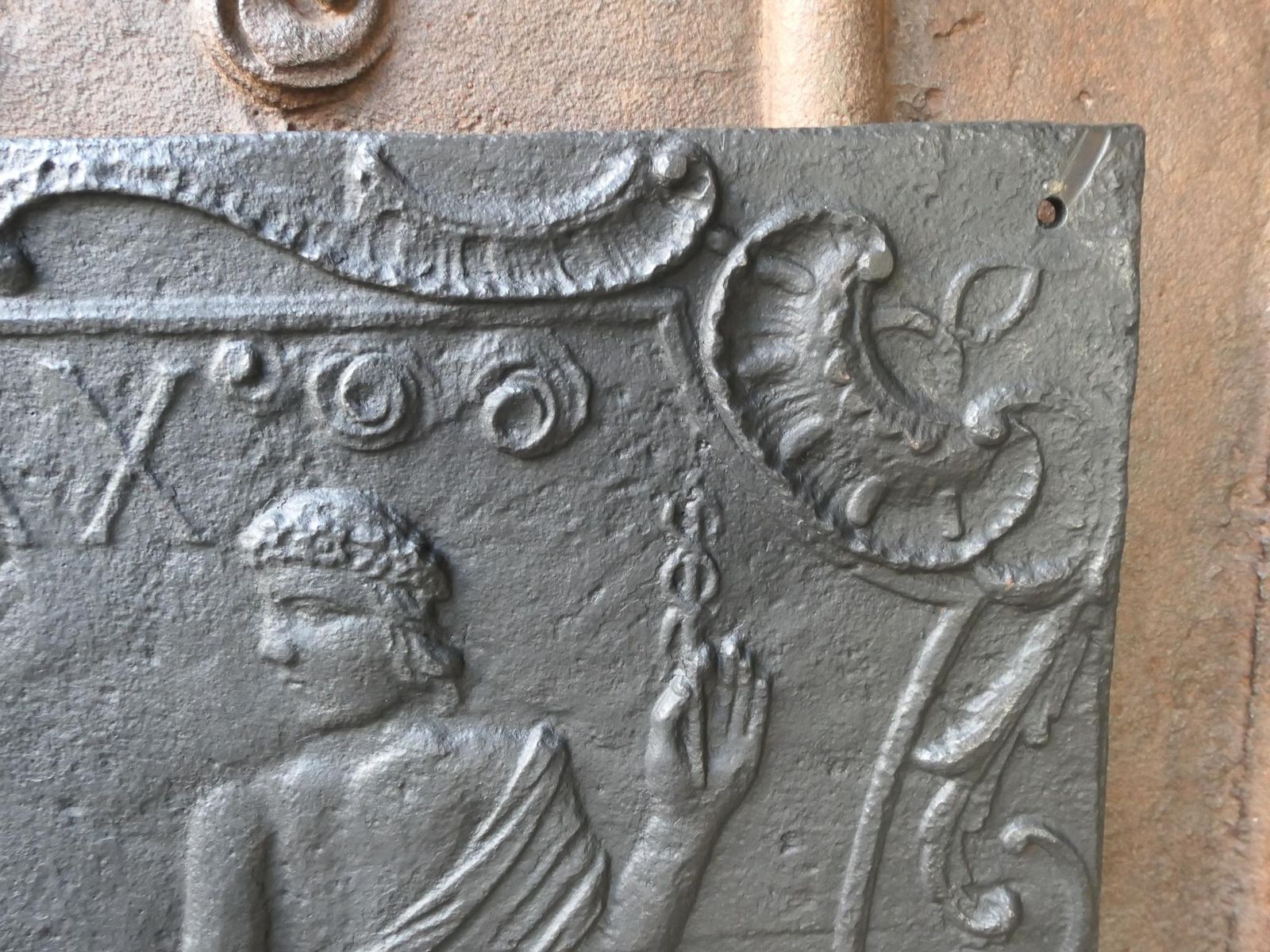 18th Century French Louis XV 'Allegory Of Peace' Fireback / Backsplash photo Home Fixtures