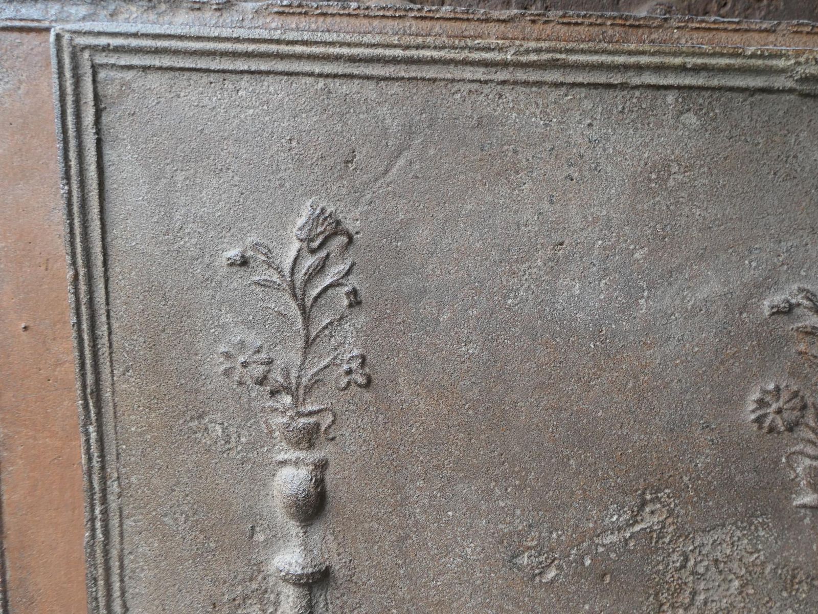 Large French Louis XV Period Fireback / Backsplash, 18th Century photo buy