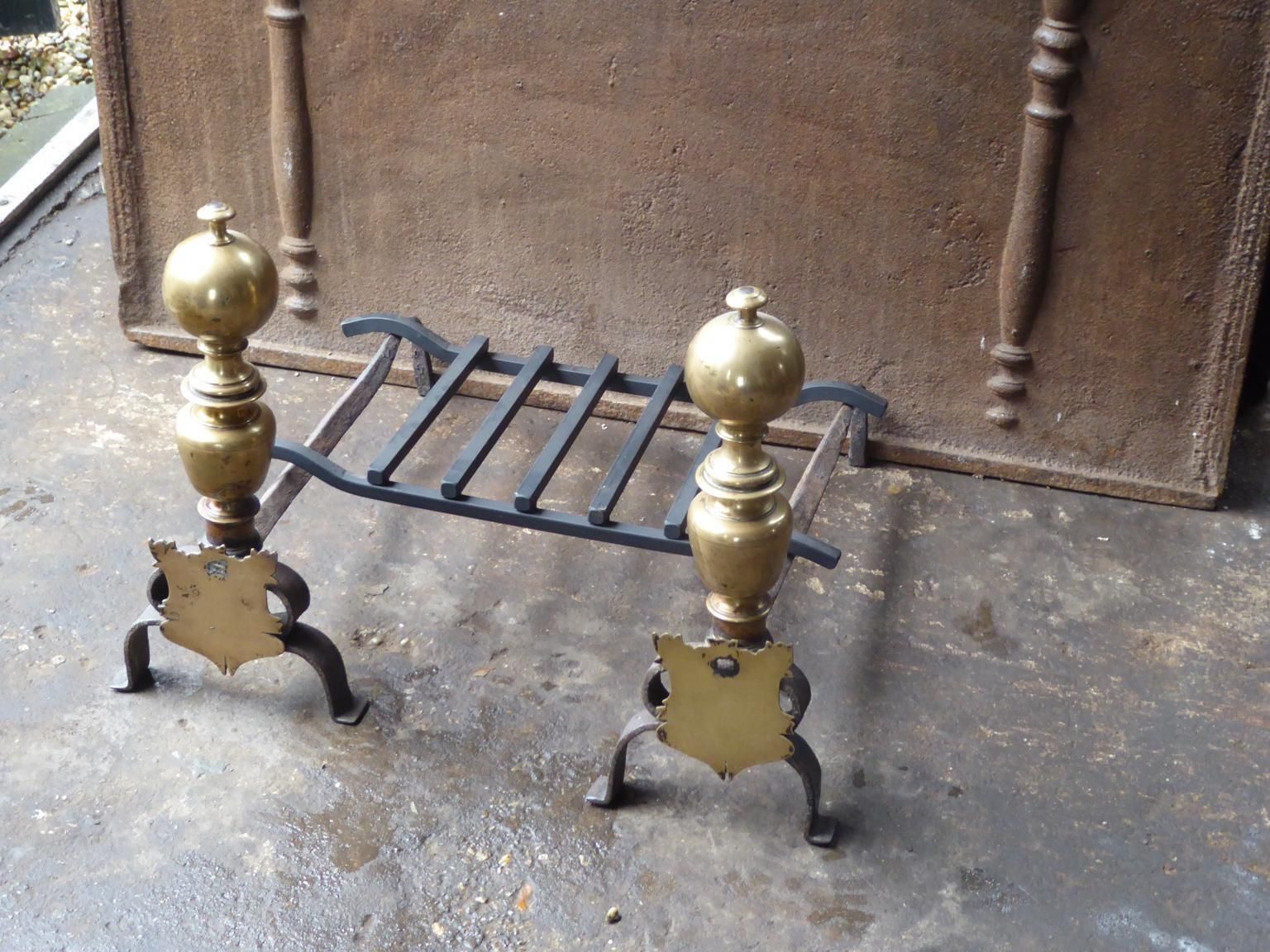 Spanish Renaissance Period Fireplace Grate Or Fire Basket, 16th Century photo buy