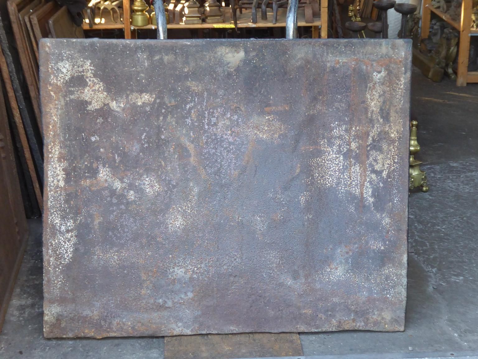 photo for sale 18th Century French 'Allegory Of Love' Fireback / Backsplash