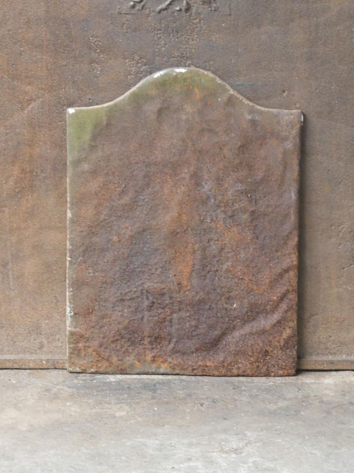 photo vinterior French Napoleon III Period Fireback / Backsplash, 19th C.