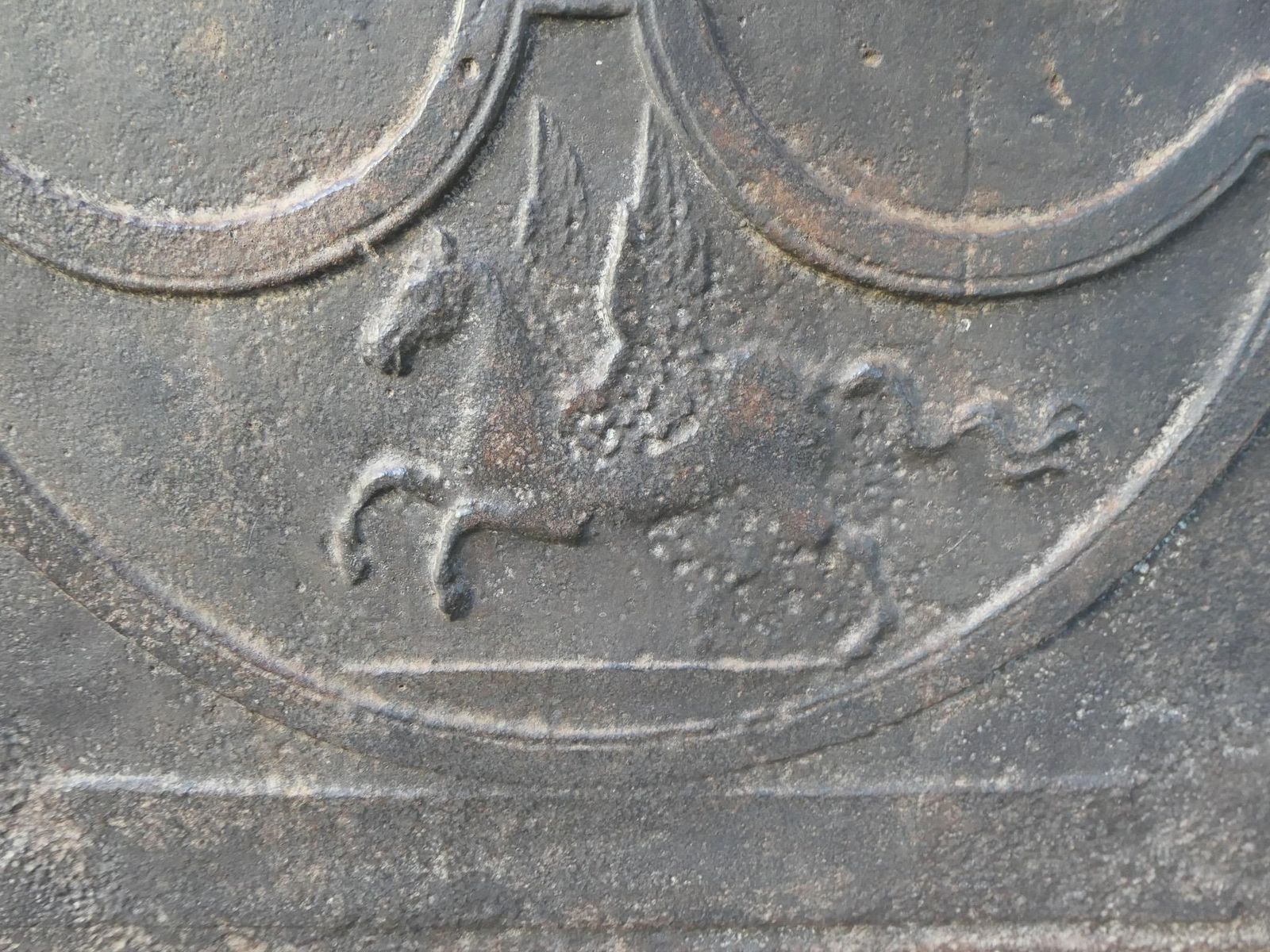 photo for sale Antique French Neoclassical Period Fireback / Backsplash, 18th 19th C.