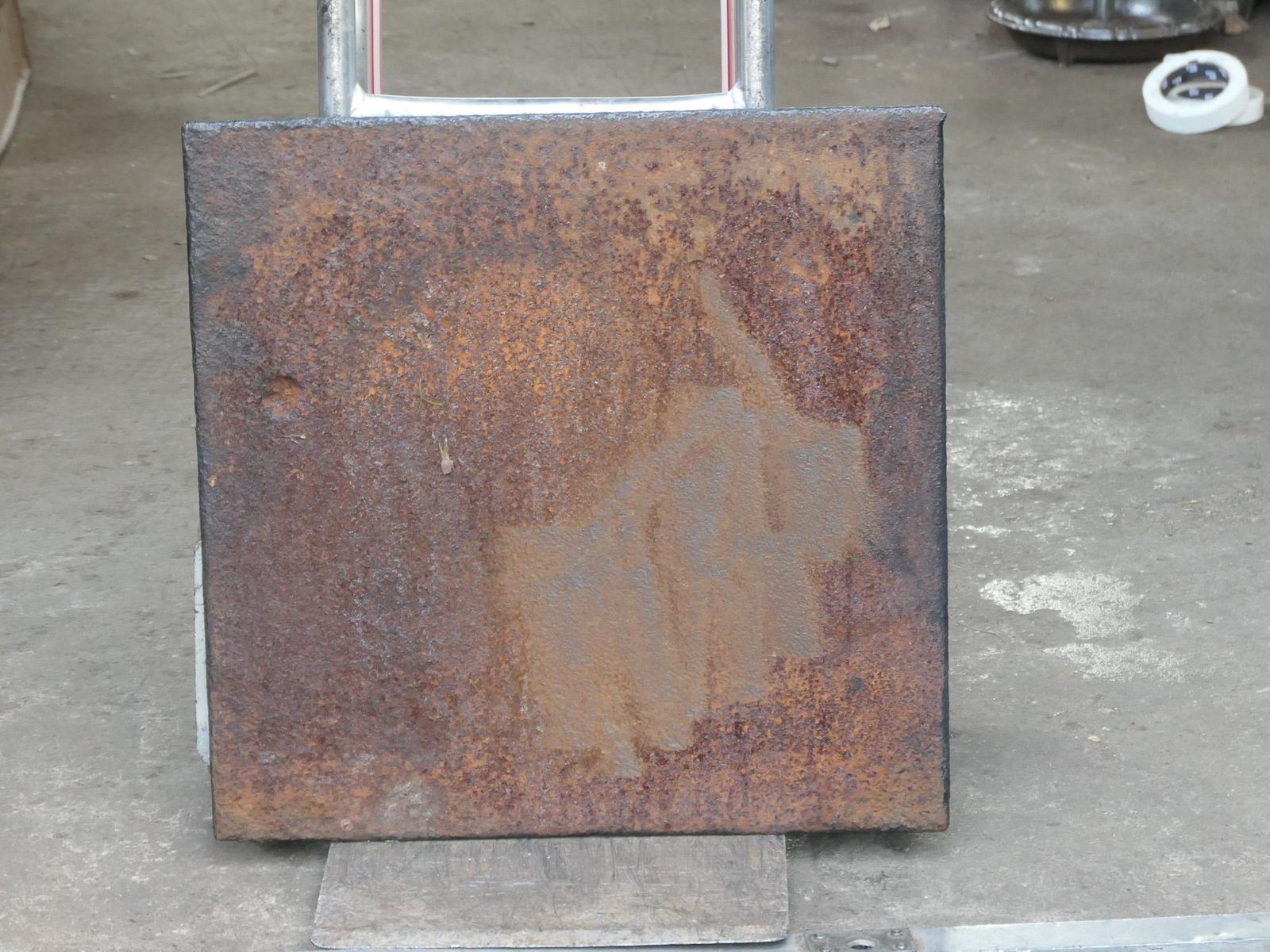 405.0 Antique French 'Gardening' Fireback / Backsplash, 18th   19th Century photo