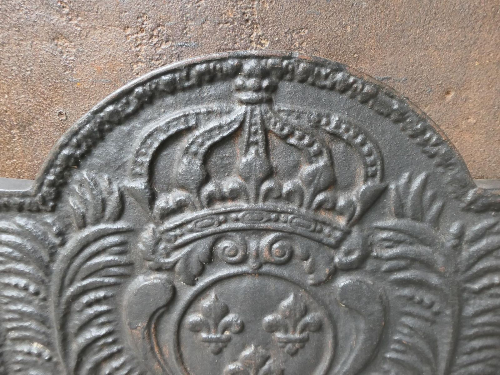 French Louis XV Style 'Arms Of France' Fireback / Backsplash photo buy