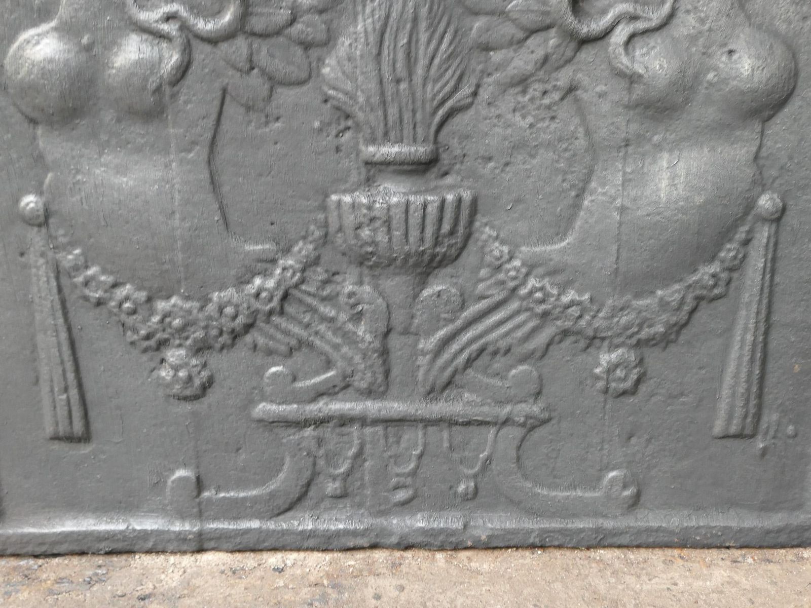 photo for sale Antique French 'Allegory Of Love' Fireback / Backsplash, 18th 19th Century