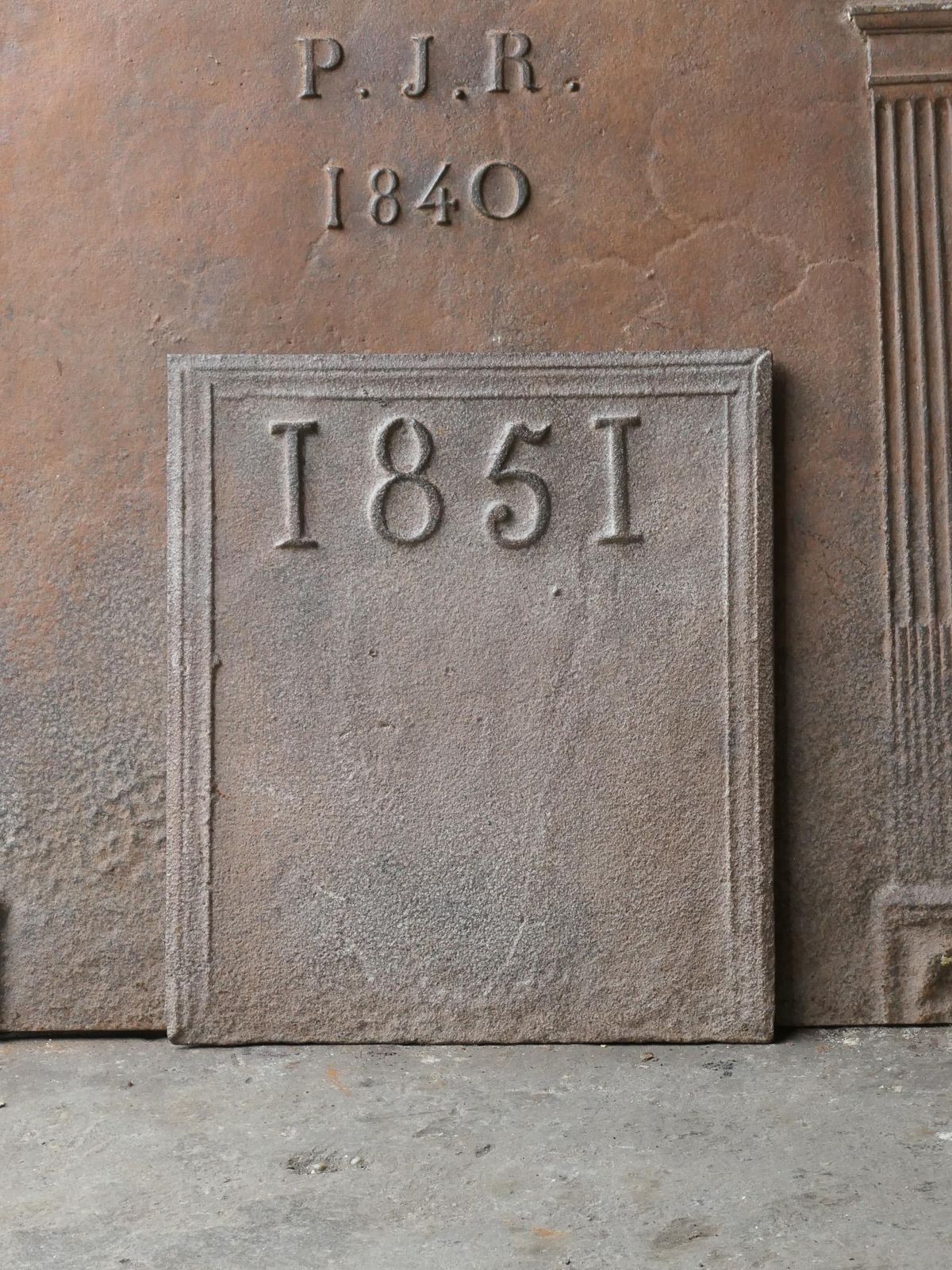 Antique French Napoleon III Period Fireback / Backsplash, 19th Century photo furniture