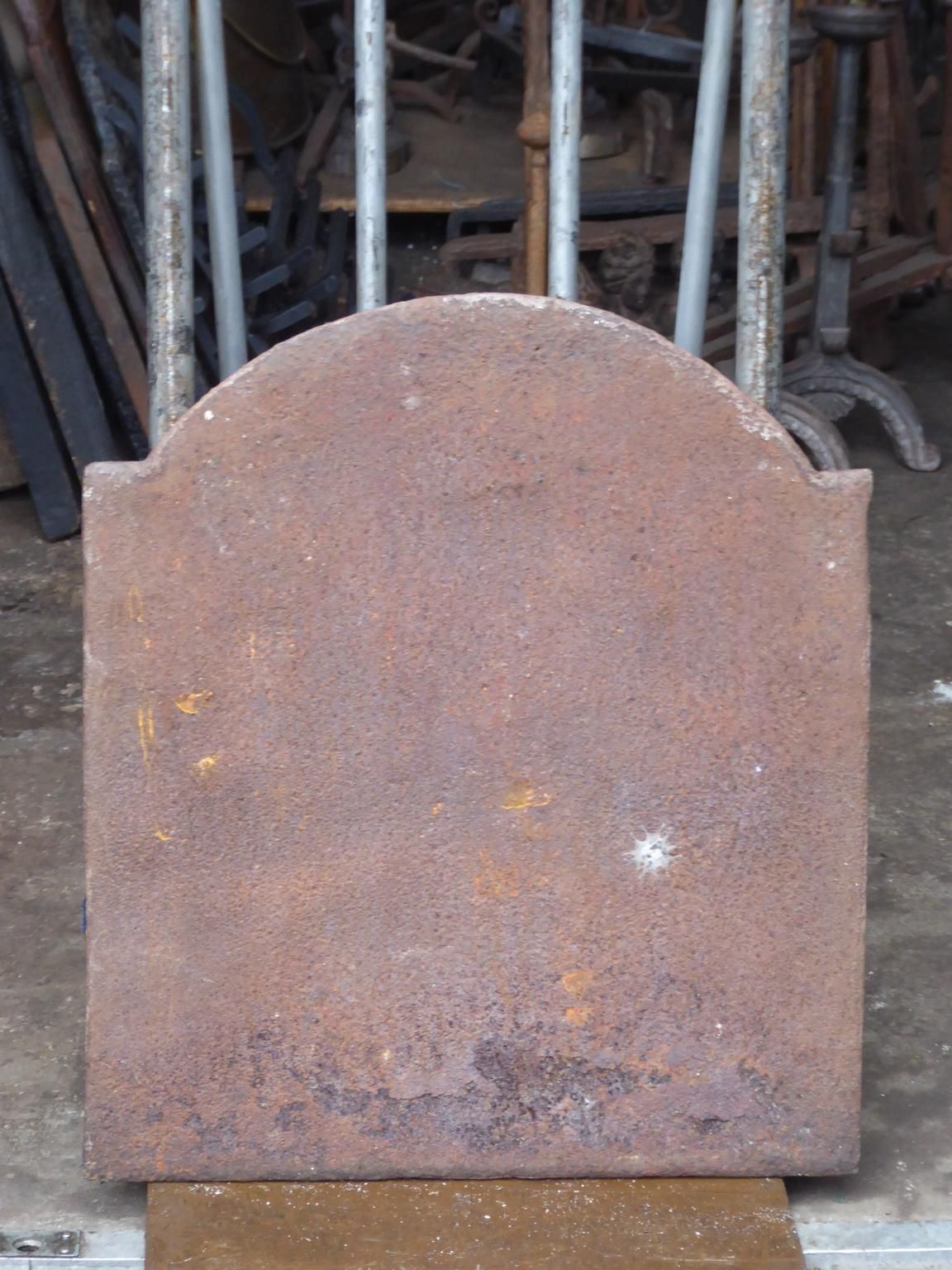 photo furniture Antique French Neoclassical Fireback / Backsplash, 18th 19th Century