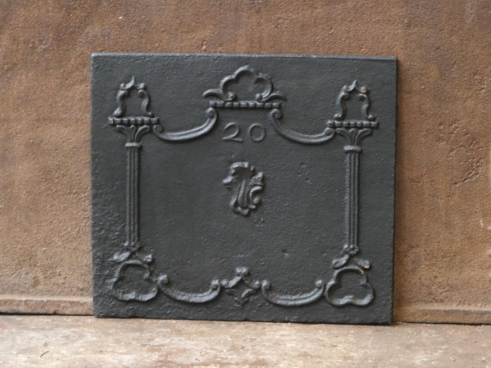 Small French Louis XV Fireback / Backsplash, 18th Century photo for sale