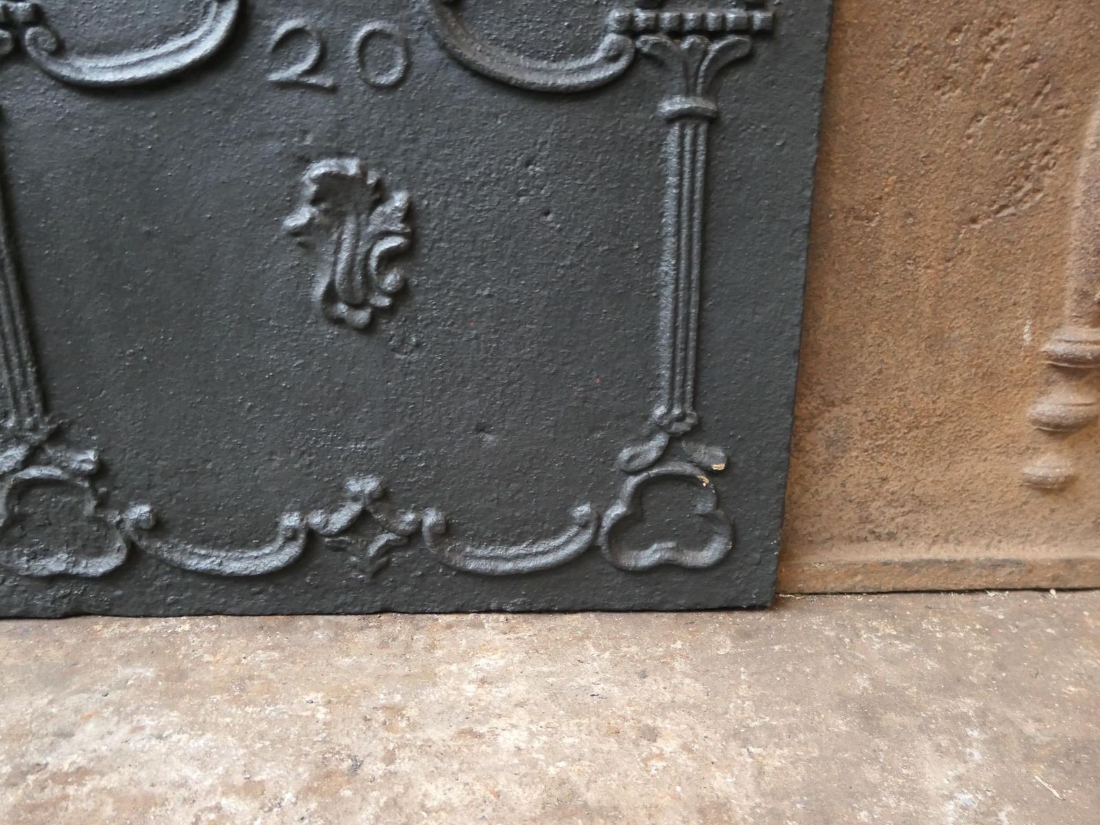 Small French Louis XV Fireback / Backsplash, 18th Century photo buy